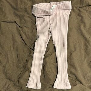 Kate Quinn Pink Ribbed Leggings